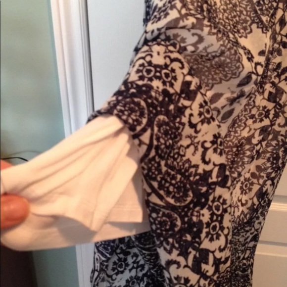 Guess smocked Moroccan tube dress 100% silk.Large - Picture 7 of 7